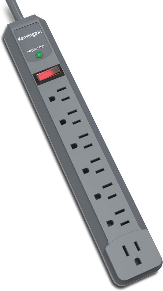 Kensington Guardian 7-Outlet, 6-Foot Cord, & 540 Joules Premium Surge Protector (K38217NA)