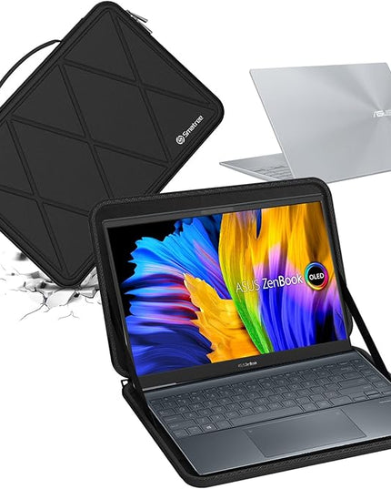 Smatree Hard EVA Protective Sleeve Case Compatible for 14 inch ASUS Zenbook A14 UX3407 Copilot+PC, for 14 inch ASUS Zenbook S 14 UX5406, for 13.3 inch ASUS Zenbook Flip 13 OLED UX363 Laptop (X8026)