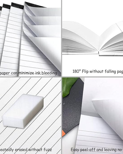 Nichela Notepad for Daily Planning and Organization of Work – 4 x 6-inches Lined Paper – Thick Bright White Paper – 30 Pages – Note Pads Ruled Pages – Pack of 30