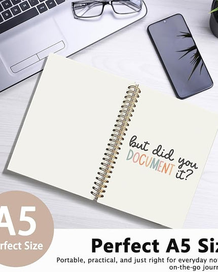 But Did You Document It Funny Notebooks for Work, Funny Work Gifts for Coworkers & Boss, Coworker Office Gifts for Men Women, Funny Office Supplies, Fun Spiral Notebooks 5.5x8.3 Inch