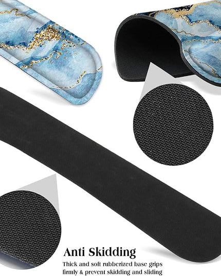 Lateefah Mouse Pad with Wrist Rest, 3-in-1 Gaming Mouse Pad, Keyboard Wrist Rest, Ergonomic Memory Foam Mousepad with Wrist Support for Computer Keyboard