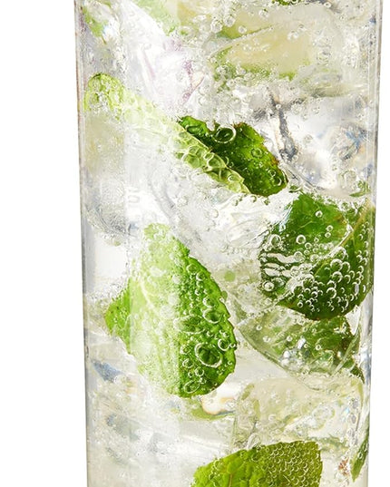True Highball Glasses, Tall Glass Tumbler for Cocktails, Mojito Iced Tea Juices, Soda Water Drinking Cups, Kitchen Glassware, Home Bar, 11 oz Set of 4