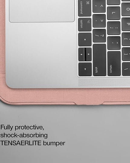 Incase ICON Sleeve with Woolenex - MacBook Air 13 inch Case - 2025, 2024, 2023, 2022, M4, M3, M2 - Fitted MacBook Case, Laptop Sleeve, Hard Cover, Durable, Lightweight - Blush Pink