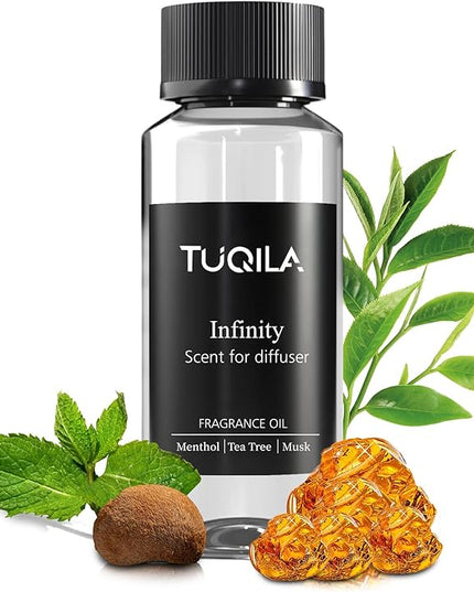 Tuqila Luxury Waterless Diffuser Oil Infinity, Essential Scent Oil Usage Cold Air Waterless Diffuser, Scents Oils for Home Bottle120 ML Natural Flavour
