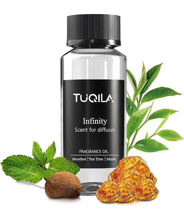Tuqila Luxury Waterless Diffuser Oil Infinity, Essential Scent Oil Usage Cold Air Waterless Diffuser, Scents Oils for Home Bottle120 ML Natural Flavour