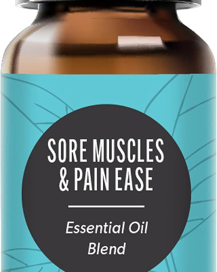 Edens Garden Sore Muscles & Pain Ease Essential Oil Blend- 100% Pure Premium Grade, Undiluted, Natural, Therapeutic, Aromatherapy, The Best for Diffusing, Skin, Face, Humidifiers 10 ml (.33 fl oz)