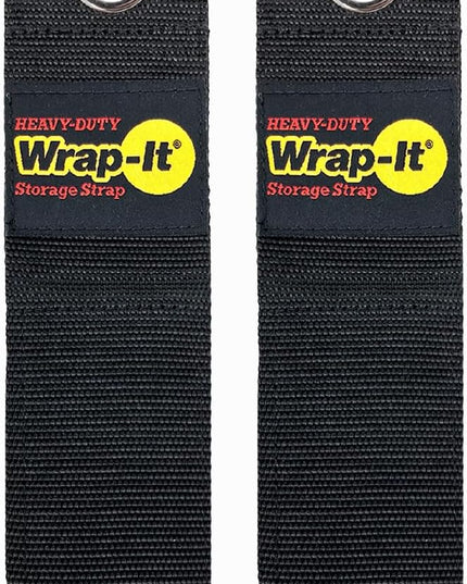 Heavy-Duty Wrap-It Storage Straps, 22" (2 Pack) - Hook and Loop Organizer Hanger for Extension Cords, Cables, Hoses, Rope and More for Garage, Home, Shop, Boat and RV Organization