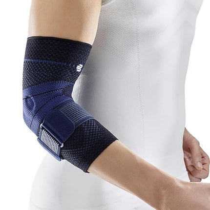 Bauerfeind - EpiTrain - Elbow Support - Targeted Compression for Chronic Elbow Pain - Size 0 - Color Black