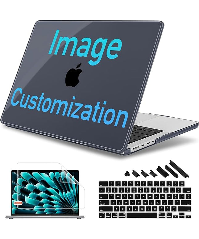 May Chen Case for MacBook Pro 14 inch, A2442 A2779 A2918 A2992 A3401 A3185 A3112 A3434, M1 M2 M3 M4 M5 Chip (2021-2025 Release), Plastic Hard Shell Case with Keyboard Cover, Custom Personalized Image