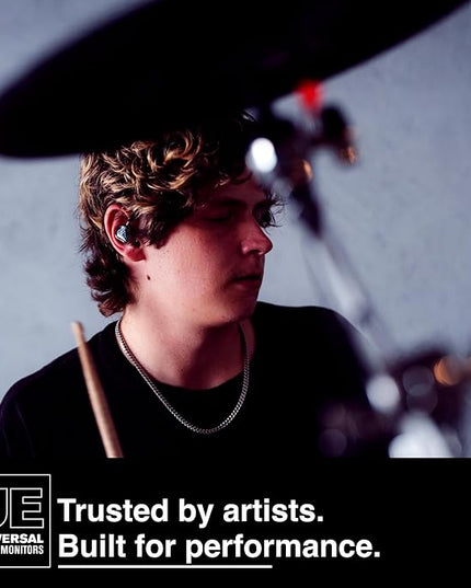 UE 350 Universal in-Ear Monitors, Triple Driver Stage Monitors with Exceptional Headroom for Musicians & Audio Engineers, 1 Pair