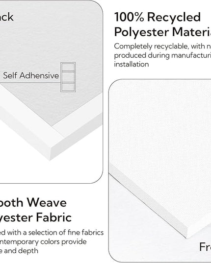 Olanglab Acoustic Panels 2 Pack, 48''x24'' Large Sound Panels, Fabric Wrapped Sound Proof Foam Panels for Walls, Sound Absorbing Panels for Recording Studio Acoustical Treatments (White)