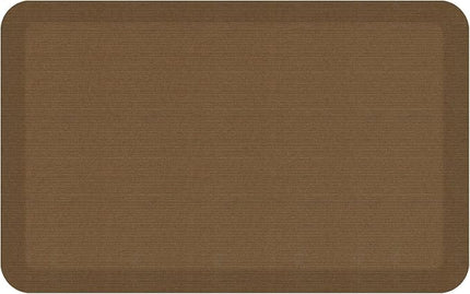 NewLife by GelPro Anti-Fatigue Designer Comfort Kitchen Floor Mat, 20x32”, Grasscloth Khaki Stain Resistant Surface with 3/4” Thick Ergo-Foam Core for Health and Wellness