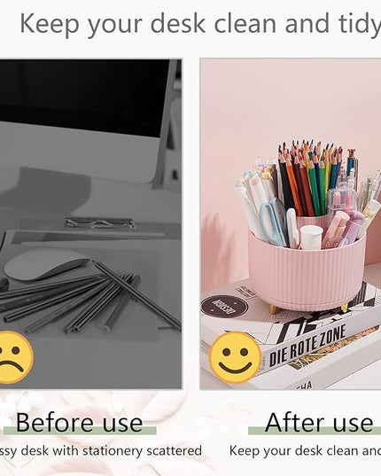 suniya Office Supplies,Desk Accessories,with Stapler,Tape Dispenser,Staple Remover,Scissor,Ballpoint Pen,Sticky Notes,Clear Tape,Staples,Desk Organizer,Ruler,Binder,Best Gift Set(Pink)