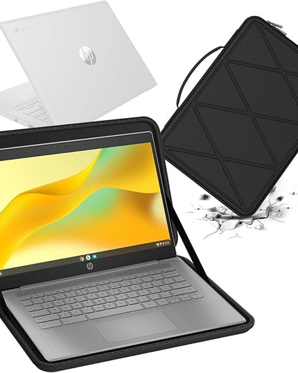 Smatree Hard EVA Protective Sleeve Case Compatible for 14 inch HP EliteBook 840 G6 Notebook PC, for 14 inch HP Chromebook 14a-ne0047nr Laptop Anti-Shock and Waterproof Bag (X8257)