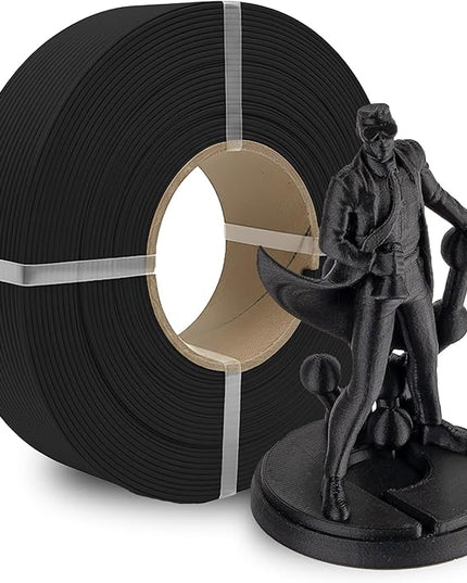 Polymaker Panchroma Refill Spool Matte Charcoal Black PLA 3D Printing Filament Refill, Compatible with All Reusable Spools and All Major FDM 3D Printers, Tangle-Free, Vibrant Colors, 1.75mm 1kg