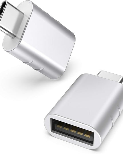 Syntech USB C to USB Adapter(2 Pack), USB-C Male to USB 3.0 Female Adapter Compatible with iPhone 17 Pro Max MacBook Pro Air 2024 iPad mini Pro Surface Pro and Other Type C or Thunderbolt 4/3 Devices