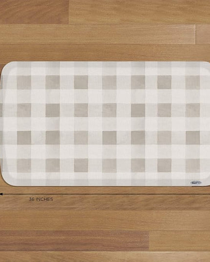 GelPro Elite Premium Gel + Foam 3/4" Thick Anti-Fatigue Floor Mat, 20" x 36", Farmhouse Tan