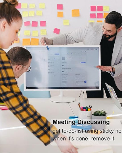 48 Pack 3840 Sheets Lined Sticky Notes 3X3 in Ruled Self Sticky Note Pads 80 Sheets/pad Colorful Sticky Notes with Lines Post Notes for Office, Home, School, Meeting