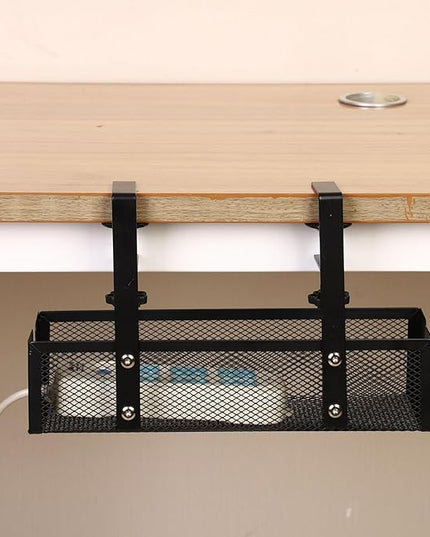 Under Desk Cable Management Tray,Space Saving Cord Organizer | Desk Cable Management Tray - for Family Friends Students Adults Men Women Home Indoor Office Study Kitchen