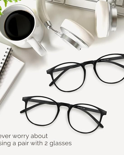 IBOANN Blue Light Glasses for Woman/Men, Fashion Blue Light Glasses Men, Fake Glasses Help Reduce Screen Fatigue