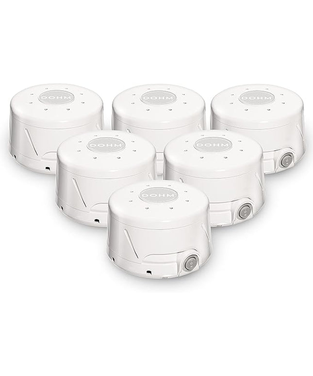 Yogasleep Dohm Classic (6 Pack) The Original White Noise Sound Machine, Soothing Natural Sounds from a Real Fan, Sleep Therapy for Adults & Baby, Noise Cancelling for Office Privacy & Meditation