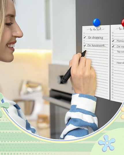 Censen 10 Pack 500 Sheets To Do List Notes Daily Checklist Notepads with 50 Sheets Each Undated Color Memo Pad Block Shopping List Pad Weekly Plan Notepad Organizer Planners(White,Lined)