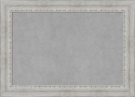 Amanti Art White Framed Magnetic Board 20x28 Medium Vision Board for use with Magnets, 100% Metal Sheet to Display Items as Office Decor or for Home Organization in mudroom, Kitchen or Kids Room