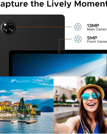 DOOGEE Tab A9 Pro+(2025) 11 inch Tablet with Keyboard,Android 15 Tablet with 90Hz Display,30GB+128GB/TF 2TB Octa-Core Gaming Tablets,8580mAh,1080P,BT 5.0+5G WiFi Tablets,13MP+5MP,Face ID/OTG