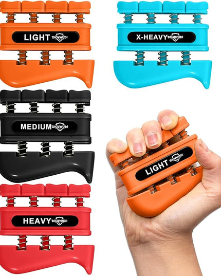 DICYWUDI Grip Strength Trainer, Finger Strength Trainer for Grip Strength Training for Fingers, Wrists, and Hands for Home, Office, Gym, Climbing, Athletes, Musicians, and Therapy