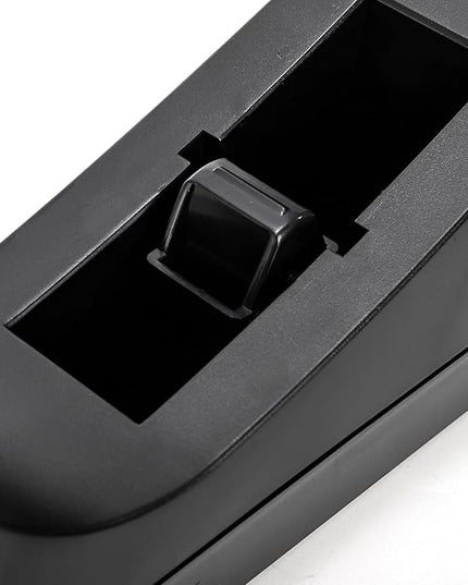 Suwimut 10 Pack Desktop Tape Dispenser, 1 Inch Core Tape Dispensers with 10 Rolls Invisible Tapes Refills, Non Skid Base Plastic Tapes Roll Dispenser Bulk for Desk Office Home School, 0.7 x 985 Inches