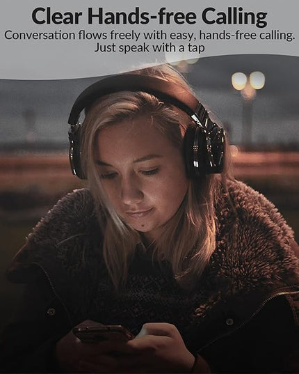 Million Sold 10 Years Classic E7 Active Noise Cancelling Headphones with Upgraded Noise Cancellation, Bluetooth Headphones Wireless with HD Sound Vivid Deep Bass, for Home Office Travel Birthday Gift