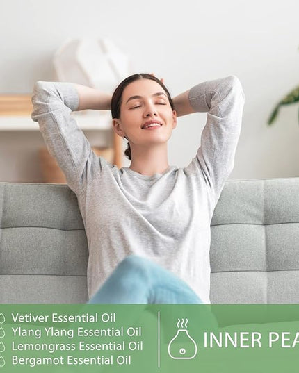 PHATOIL 100ML Lemongrass Essential Oil, 3.38FL.OZ Essential Oils for Diffuser, Humidifier, Relax, Aromatherapy, Lemongrass Oil Scented Oils for Soap, Candle Making