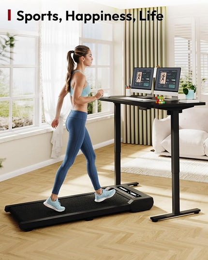 SANODESK Electric Standing Desk 79 x 32 Inches Height Adjustable Stand Up w/6-Button Ergonomic Computer Desk with Splice Board for Home Office, Black Frame + Black Tabletop