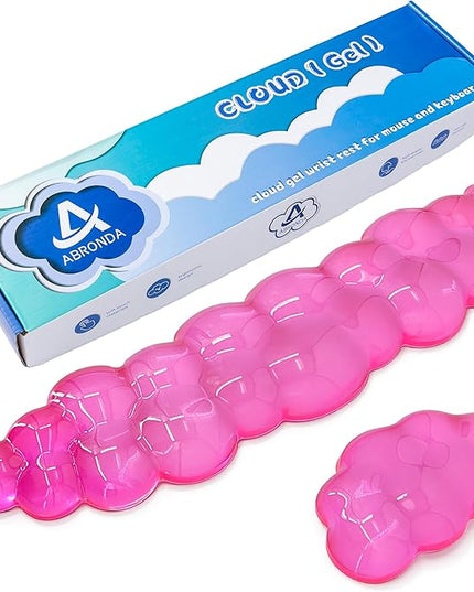 Gel Cloud Keyboard & Mouse Wrist Rest Set - Cloud Keyboard Wrist Rest Pad & Mouse Support for Office Gaming Pad Computer Laptop Ergonomic Comfortable Pain Relief- Cloud Pad Set