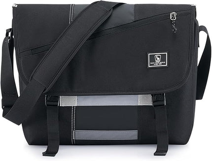 OIWAS Messenger Bag for Men, 14 Inch Laptop Crossbody Bags Women Casual Satchel Shoulder Bag College Travel Office Briefcase