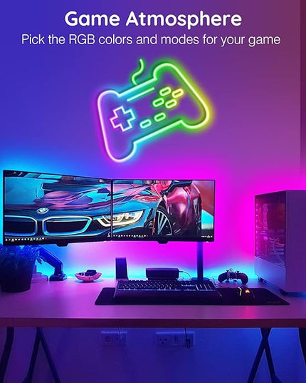 150Ft Neon Rope Lights,Flexible Led Rope Lights Control with App/Remote,Multiple Modes Light,IP65 Outdoor RGB Led Light Waterproof (150Ft Neon Rope Lights)