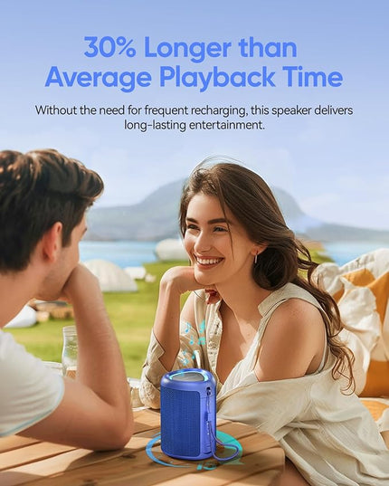 Portable Bluetooth Speaker Valentines Gifts For Him: Powerful Crystal Clear Sound/Romantic Light/IPX5 Waterproof/All Day Playtime/BT 5.3/TWS Paring,Small Wireless Speaker for Outdoor|Travel|Date Night