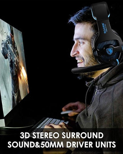 Gaming Headset for Xbox one PS4 (Black)