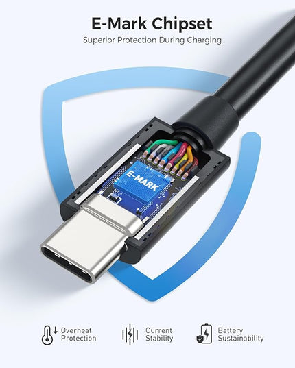 Cable Matters [Intel Certified] 40Gbps Thunderbolt 4 Cable 1ft with 8K Video and 240W Charging - 0.3m, Compatible with USB4, Thunderbolt 3 Cable and USB-C