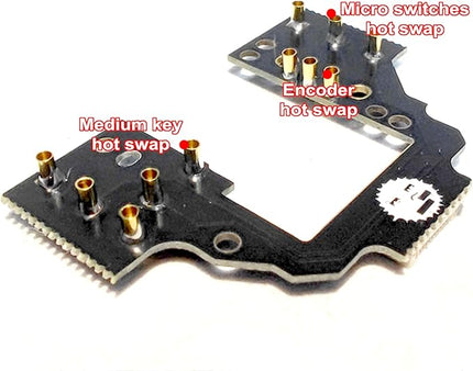 Hot-Swap Micro Switch PCB Kit for Logitech G Pro X Superlight 2 GPX 2 GPW 3 Mice – ENIG Gold Pads, 6-Claw Clamps | Fix Double-Click & Customize Clicks