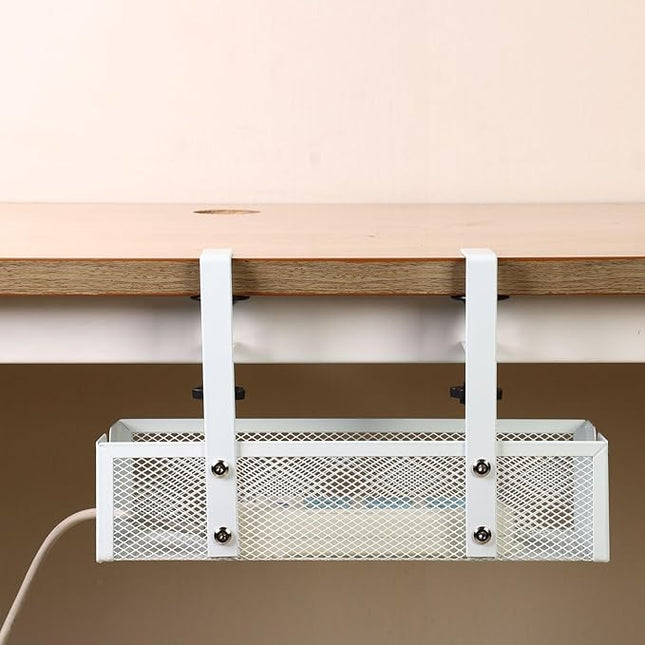 Under Desk Cable Management | Space Saving Cord Organizer - Wire Organizer Under Desk,for Family Friends Students Adults Men Women Home Indoor Office Study Kitchen