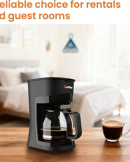 12-Cup Coffee Maker, 1.5L Drip Coffee Machine with One-Touch Brewing, Glass Carafe, Anti-Drip System, Reusable Filter, Easy-to-Use Home & Office Coffee Brewer