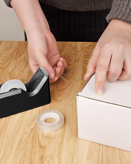 Asdirne Office Supplies Kit, Desk Accessory Set, Including 2 Scissors, 1 Stapler,1000 Pieces 26/6 Staples, 1 Staple Remover, 1 Tape Dispenser and 1 Tape, Perfect Office Partners