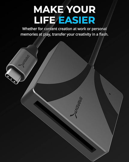 SABRENT USB Type C CFast 2.0 Card Reader [CR-CF20]