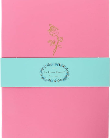 Graphique Rose Vegan Leather Journal, Diary Notebook for Writing, 192 Lined Pages, La Petite Press Collection, 6” x 8”