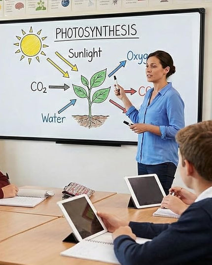 72" x 40" Inch Extra Large Magnetic Whiteboard, Black Aluminum Framed Wall Mount Dry Erase Board for Office, Classroom, Home, Premium for Presentations, Planning & Collaboration