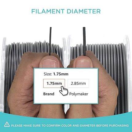 Polymaker PLA PRO Filament 1.75mm 5kg, Tough & High Rigidity White 3D Printing Filament, PolyLite PLA PRO 3D Printer Filament 1.75mm, Print with Most 3D Printers