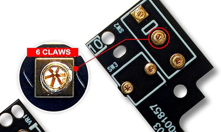 Hot-Swap Micro Switch PCB Kit for Logitech G Pro Wireless GPW Mice – ENIG Gold Pads, 6-Claw Clamps | Fix Double-Click & Customize Clicks