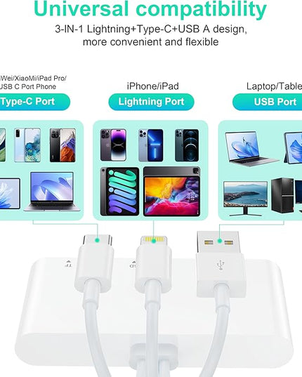 Multi 8-in-1 Lightning/USB C/USB A Memory Card Reader for iPhone 15 14 13/iPad/Android/Samsung/Mac Book/Laptop/Camera/Hard Disk/Flash Drive,OTG Memory Adapter for SD/TF/CF/XD/MS/Micro SD/SDHC XC/MMC