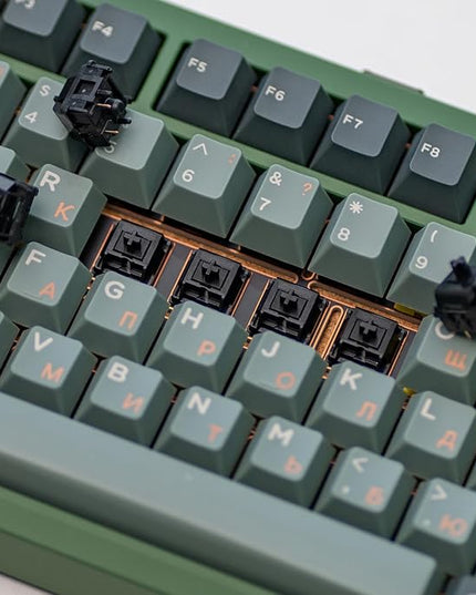 MELETRIX WS Arowana Black Mechanical Keyboard Switches, 35Pcs HMX Linear Switches Pre Lubed 5 Pins 57gf Key Switch for Mechanical Gaming Keyboard (Black)
